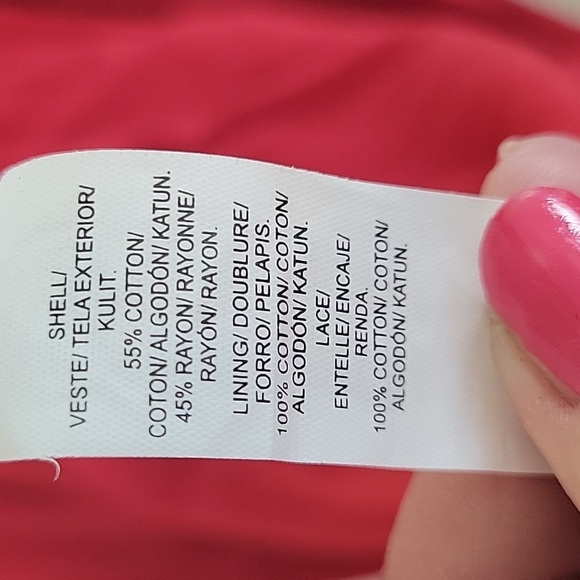 🔴🍀Lucky Brand Strapless Dress SZ Med - Picture 6 of 10